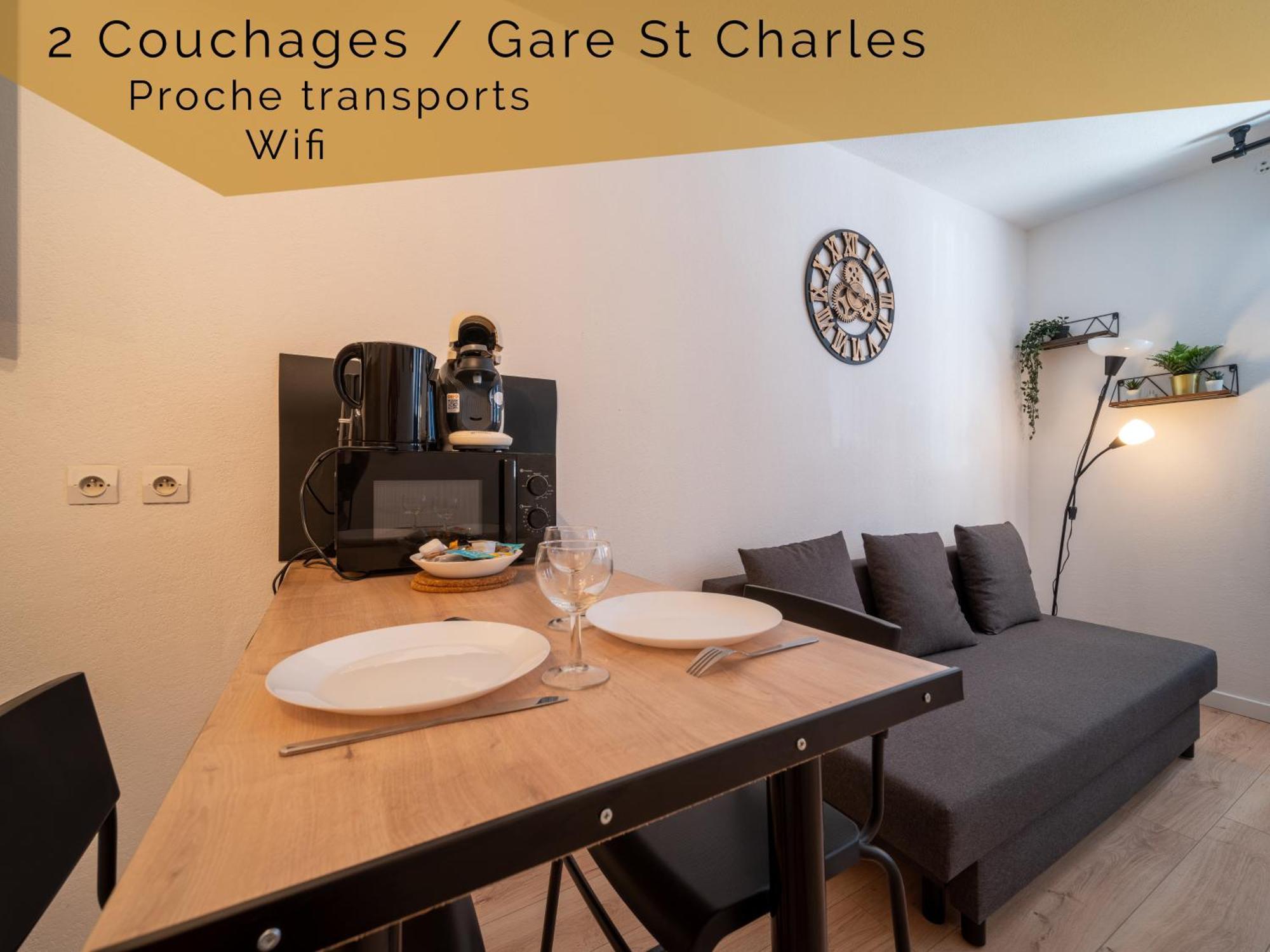 Appartement Tout Equipe A 6Min De La Gare St Charles Марсилия Екстериор снимка